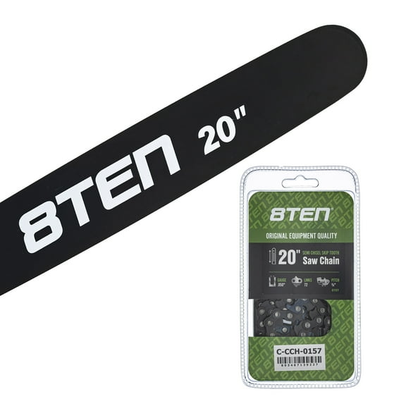 8TEN 20" Chainsaw Bar & Chain .050 3/8 72DL for Husqvarna MK1010401