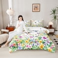 thumbnail image 4 of Castle Fairy Boys Girls Floral Hummingbird Twin Comforter Sets,Spring Garden Bedding Set, 4 of 8