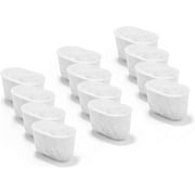 12 Nispira Replacement Activated Charcoal Water Filters for Beautiful 14-Cup Programmable Drip Coffee Maker