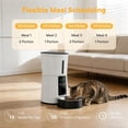 thumbnail image 7 of Intelligent Feeder, Equipped With Wifi Application Control Function, A 4-Liter Capacity Intelligent Pet Food Dispenser For Cats And Dog, 7 of 7