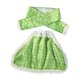 thumbnail image 2 of Conjunto de ropa de ganso verde para porche de 58 cm | Conjunto de chal y bufanda para jardín para estatuas de césped | Decoración exterior de poliéster resistente | Accesorio para patio, porche y, 2 of 6