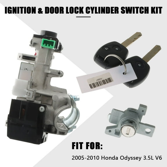 Ignition Switch & Lock Cylinder with Keys for 2005-2010 Honda Odyssey 3.5L V6