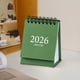 thumbnail image 3 of Calendario Mini calendario de escritorio 2026, diseño minimalista Morandi verde con fechas en inglés (1 unidad) JASKFLY, 3 of 8