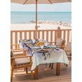 thumbnail image 2 of Outdoor Tablecloths with Umbrella Hole & Zipper, Spring Flowers Tablecloth Rectangle 60x84 Inch, Country Watercolor Wildflowers Herbs Waterproof Table Cloth, Patio/Pool/Picnic Table Covers, 2 of 8