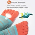 thumbnail image 4 of AONIJIE Coolmax Toe Socks for Men Finger Athletic Running Ankle Socks Quick Dry,3 Pairs,M, 4 of 7