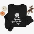 thumbnail image 5 of Goodtrade8 Ladies Valentine Tops Long Sleeve Love Gift Holiday Womens Valentines Sweatshirts Casual Crew Neck Pullover, 5 of 5