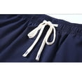 thumbnail image 5 of uikmnh Shorts Men Men's Summer Trendy Ice Silk Loose 5 Piece Beach Shorts Casual Pants Lightweight Comfortable Casual Wear Size:XL, 5 of 6