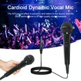 Jnismy Wired Dynamic Microphone with Long Cable PlugandPlay Karaoke