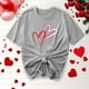 thumbnail image 2 of Camisetas de Manga Corta para Mujeres, Camiseta de Cuello Redondo Impresa de Moda, Primavera Y Verano Casual, 2 of 8