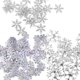 thumbnail image 1 of Festive Snowflake Accessories Wedding Decor Cloth Festive Atmosphere Creation 500Pcs, 1 of 5