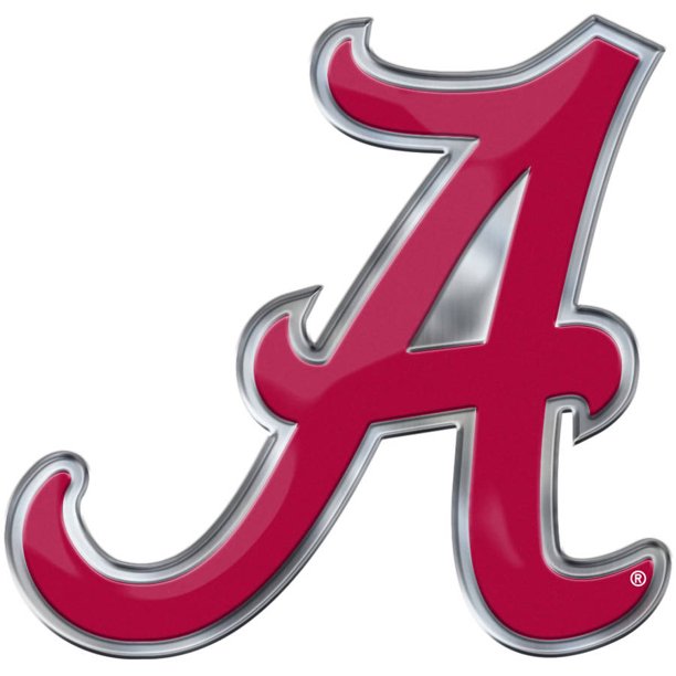 Generic - NCAA Alabama Crimson Tide Alternative Color Bling Emblem ...
