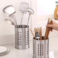 thumbnail image 5 of Soporte para utensilios de acero inoxidable, cilindro de secado para utensilios de cocina con, 5 of 5