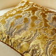 thumbnail image 7 of Damask Throw Pillow Covers Cases Soft Cut Velvet Design Pillow Cover Elegant Luxurious Gold Large Decorative Cushion Covers, 7 of 7