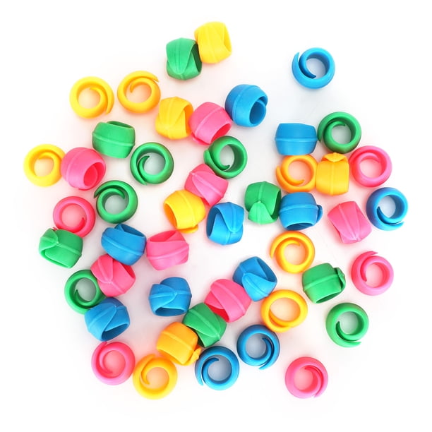 Carretes Huggers Spools Saver Portabobinas De Silicona Portabobinas Huggers Hilo Desenrollador Hugger 48 Piezas Carretes De Hilo De Silicona Saver Huggers Portabobinas Organizador Anggrek Otros