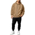 thumbnail image 2 of HAJWOH Men's Zip Up Lined Hoodie Sweatshirt And Sweatpant Jogging Casual Sports Suits Sets, 2 of 5