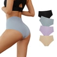 thumbnail image 2 of Underwear for Women High Waisted Full Coverage Ladies Panties 4 Pack, 2 of 7