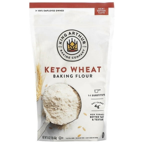 King Arthur Flour Keto Wheat Flour Blend 16 oz Pack of 3