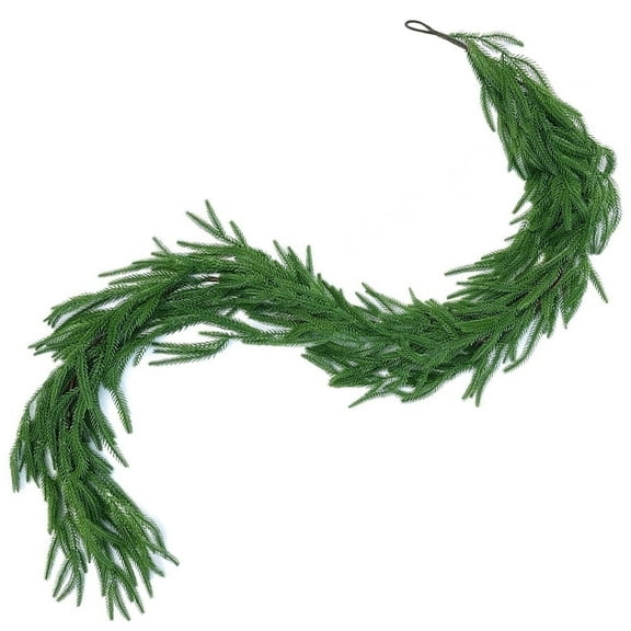 9 Ft Real Touch Christmas Garland Lifelike Cedar Garland Realistic Christmas Outdoor Indoor Decorations