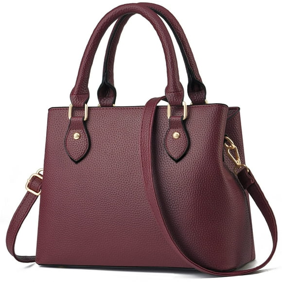 Bolso CHICAROUSAL Monederos y bolsos de cuero burdeos