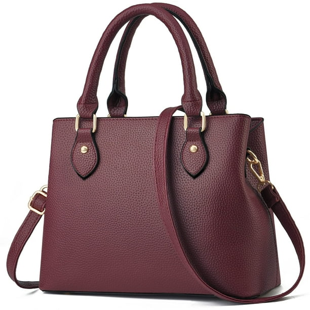 Bolso CHICAROUSAL Monederos y bolsos de cuero burdeos