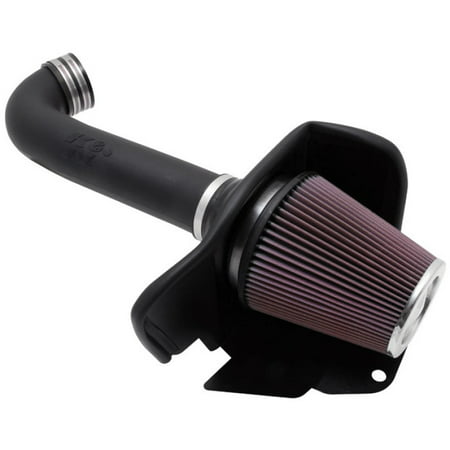 K&N Performance Cold Air Intake Kit 63-1563 with Lifetime Filter for Jeep Grand Cherokee, Dodge Durango 5.7L V8