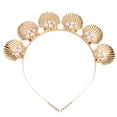 thumbnail image 1 of Miangastore 1pc Shell Pearl Headband Creative Vacation Hair Decorative Headwear, 1 of 8