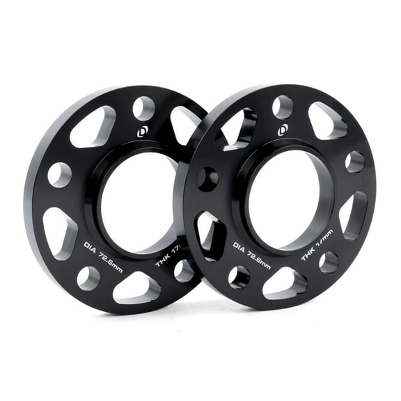 Dinan D210-2042 Wheel Spacers 5x120 Bolt Circle - 72.6mm Center Bore - 17mm Thick - Pair