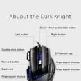 thumbnail image 7 of AMERTEER X7 Wired Gaming Mouse Spectrum Backlit Ergonomic Mouse with 7 colorful breathing light Backlight Modes and Four gears adjustable DPI for Windows PC Gamers(Black), 7 of 7