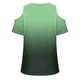 thumbnail image 3 of Camisas de Verano para las Mujeres Fuera Del Hombro Impreso Manga Corta Cuello Redondo, Camisas de Mujer Casual, 3 of 4
