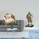 thumbnail image 2 of Escultura De Caballero En Miniatura De Madera Con Sofá, Estatua Creativa Europea, Figura Decorativa Para Casa De Muñecas, Juguetes De Bricolaje, Escena De Vida, Entrada, Sala De Estar,, 2 of 8