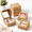 Brown-50, variant on Pink 50 Count Mini Bakery Boxes with Window for Cookies Truffles Small