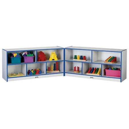 Jonti-Craft Toddler Folding Compartment Shelving Unit with Locks
