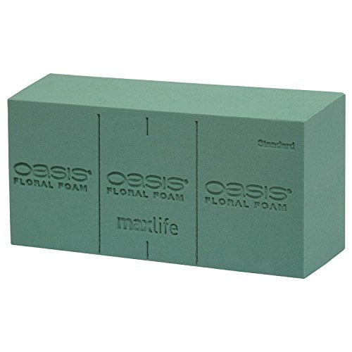 Green Oasis Floral Foam - Genuine Smithers Ideal MaxLife Wet Brick or Block