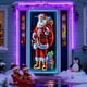 thumbnail image 5 of Cubierta de Puerta Navideña Fluorescente | Decoración Navideña con Estampado de Papá Noel | Pancarta de Poliéster de 90 X 180 Cm | Decoración Navideña con Estampado Brillante para Interiores y Exteri, 5 of 6