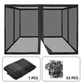 Netting for Patio,4panel Patio Screen Patio Canopy Screen Walls