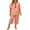Pink, variant on Women's Plus Size 2 Piece Outfits Short Sleeve V Neck Pullover Top Wide Leg Pants Lounge Set 2026 Sky Blue 5XL