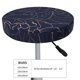 thumbnail image 4 of Disketp Navy Dark Blue Funda Redonda para Taburete, Funda de Cojín para Silla de Bar Suave y Elástica-13 inch, 4 of 7