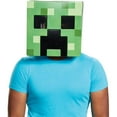 thumbnail image 1 of Minecraft Creeper Half Mask, 1 of 1
