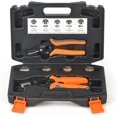 thumbnail image 1 of Quick Change Ratcheting Crimper Tool Kit: Versatile Wire Terminal Crimping Set, 1 of 5