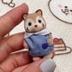 thumbnail image 2 of Sylvanian Families Confirm Style Forest Rabbit Grove Family Dollhouse Kindergarten Niños Pastel Reunión Flocking Dolltoy Regalo, 2 of 6