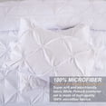 thumbnail image 7 of Empire Home Fashion 3-Piece White inch Pleat Comforter Bedding Sets, Full, 7 of 7
