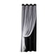 thumbnail image 5 of ddioayh Curtains Double Layer Blackout Thermal Insulated with Star Lace Design 84x52in for Bedroom and Living Room Adjustable Light Control, 5 of 6