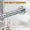 thumbnail image 5 of TITGIPE No Drill Telescopic Shower Curtain Rod | 26-76" Adjustable Anti-Skid Spring Tension Rod | Rust-Resistant Stainless Steel | shower rods for bathroom, 5 of 8