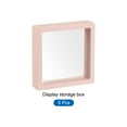 thumbnail image 3 of Uxcell Floating Thin Film Display Box, ABS Frame Case 7cm x 7cm x 2cm Pink 5Pcs, 3 of 5