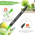 thumbnail image 4 of INTELIVE 80pcs Dual Tip Brush Art Marker Set, Art Marker Brush Pens Set, 4 of 12