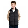 thumbnail image 7 of Kids Heated Vest Stand Collar Quilted 4 Zones Heating Jackets Sleeveless Winter Warm Electric Gilet Coats 14 T, Black, 7 of 7