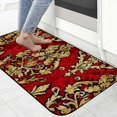 thumbnail image 4 of Fenyluxe Pattern Door Mats Non-Slip Entrance Mat for Home Kitchen, Absorbent Welcome Doormat, 100% Burlap Felt, Recycled Rubber Backing 19.68*47.24 in, 4 of 6