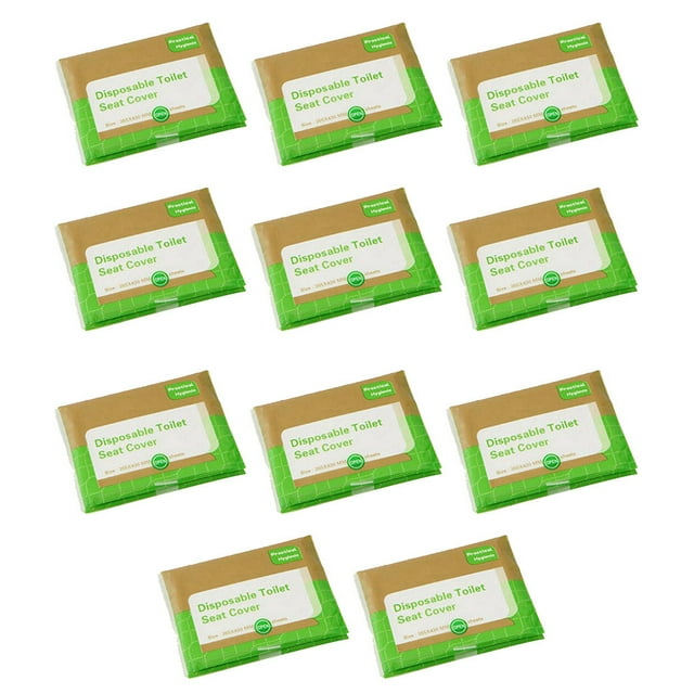 100 Unidades De Fundas Desechables Para Asientos De Inodoro, Papel Higiénico Desechable Para Inodoros, Productos Sanitarios Para El Baño