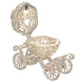 thumbnail image 2 of CNKOO Metal Rhinestone Jewelry Trinket Box Pumpkin Carriage Shape Craft for Home Decor, 2 of 6