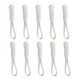 thumbnail image 1 of Wweixi 10Pcs Zipper Pulls Zippers Extension Strap Slider Nylon Cord Broken Fixer Zip Rope Replacement for Backpacks Jackets Light Gary, 1 of 4